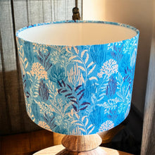 Load image into Gallery viewer, ‘Seaweed’ Print Large Drum Lampshade