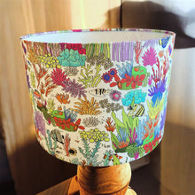 Load image into Gallery viewer, ‘The Reef’ Print Large Drum Lampshade
