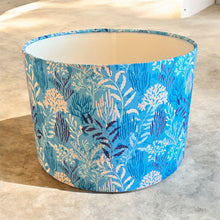 Load image into Gallery viewer, ‘Seaweed’ Print Large Drum Lampshade
